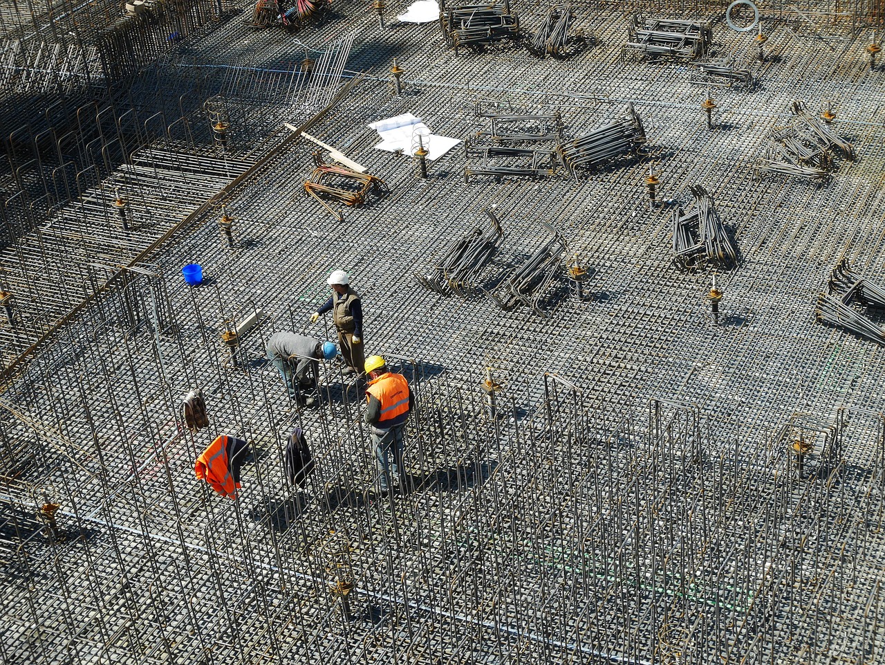 steel rebar construction